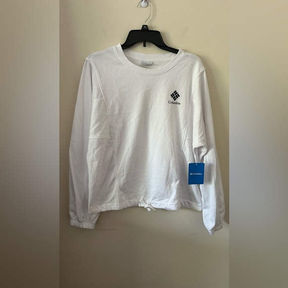 Columbia Women’s Trek Seasonal Fleece Sweatshirt White Size L‎ - Picture 1 of 9